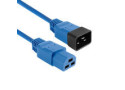 ACT Netsnoer C20 - C21 IEC60320 blauw 1 m
