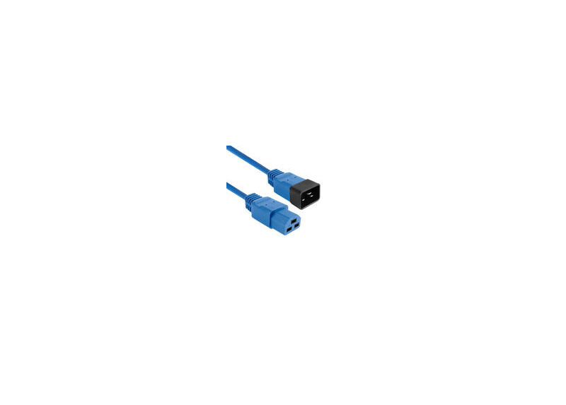 ACT Netsnoer C20 - C21 IEC60320 blauw 1 m