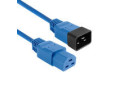 ACT Netsnoer C20 - C21 IEC60320 blauw 2 m