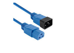 ACT Netsnoer C20 - C21 IEC60320 blauw 2 m