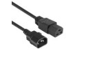 ACT Netsnoer C14 - C21 IEC60320 zwart 1 m