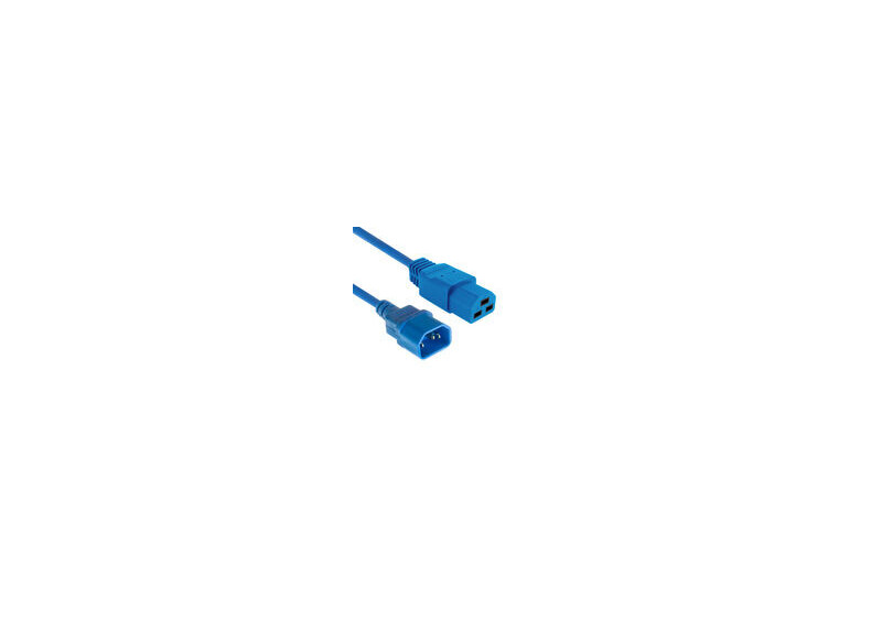 ACT Netsnoer C14 - C21 IEC60320 blauw 3 m