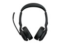 Jabra Evolve2 55 MS Stereo | Bluetooth & USB-A Headset | Met Oplaadhouder | Zwart | Voor Kantoor & Callcenter