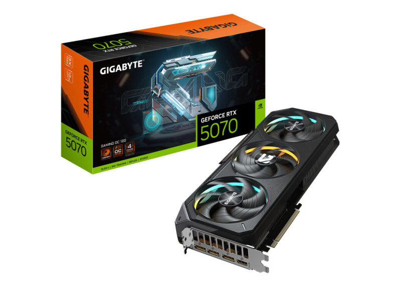 GIGABYTE GeForce RTX 5070 GAMING OC | 12GB GDDR7 | DLSS 4 | Videokaart | Nvidia GPU