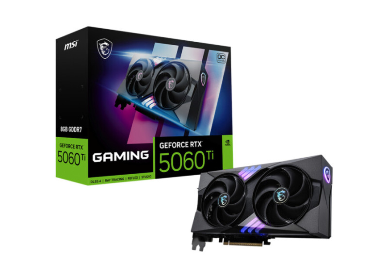 MSI GeForce RTX 5060 Ti GAMING OC | 16GB GDDR7 | DLSS 4 | Videokaart | Nvidia GPU