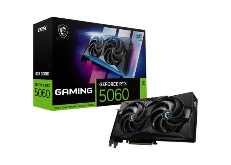 MSI GeForce RTX 5060 GAMING OC | 8GB GDDR7 | DLSS 4 | Videokaart | Nvidia GPU