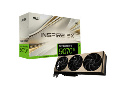 MSI GeForce RTX 5070 Ti INSPIRE 3X OC | 16GB GDDR7 | DLSS 4 | Videokaart | Nvidia GPU