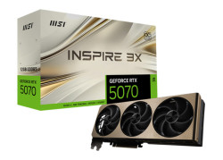 MSI GeForce RTX 5070 INSPIRE 3X OC | 12GB GDDR7 | DLSS 4 | Videokaart | Nvidia GPU