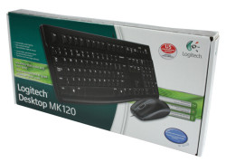 Logitech LGT-MK120 Bedrade Muis en Toetsenbordcombo QWERTY