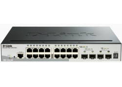 D-Link DGS-1510-20 netwerk-switch Managed L3 Gigabit Ethernet (10/100/1000) Zwart