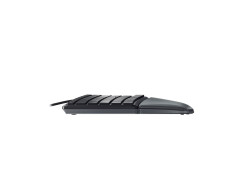 CHERRY KC 4500 ERGO toetsenbord USB QWERTY Amerikaans Engels Zwart