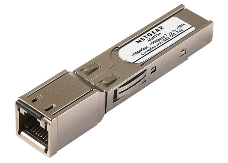 NETGEAR AGM734 | SFP Transceiver Module | 1000 Mbit/s | Koper | RJ45 | 100 m