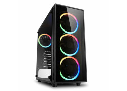 Sharkoon TG4 Midi Tower Zwart