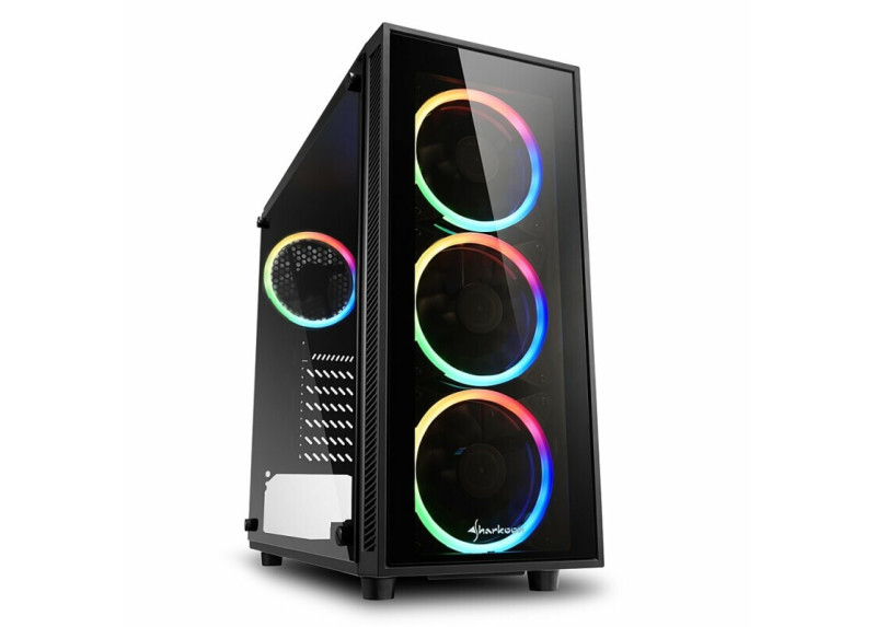 Sharkoon TG4 Midi Tower Zwart
