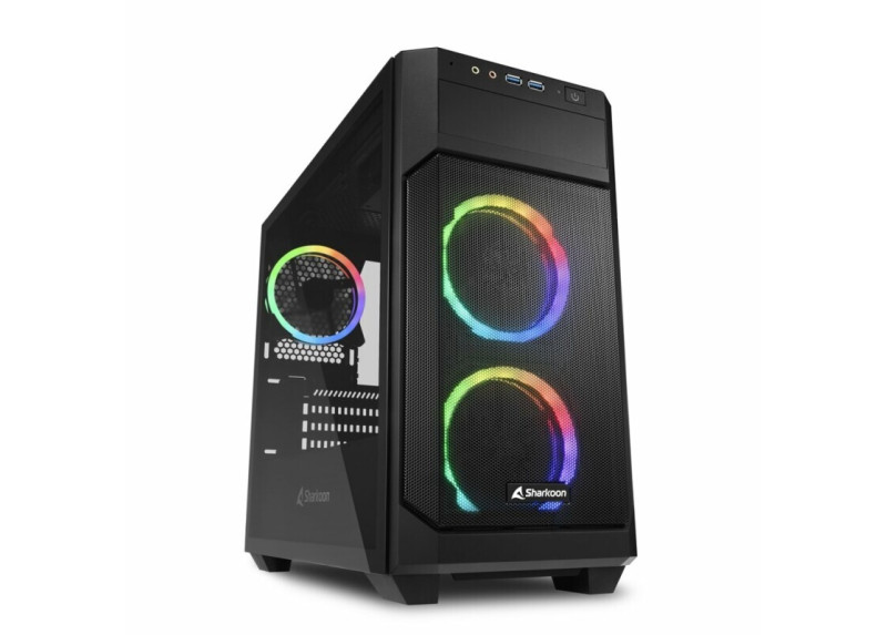 Sharkoon V1000 RGB Micro Tower Zwart Sharkoon V1000 RGB Micro Tower Zwart