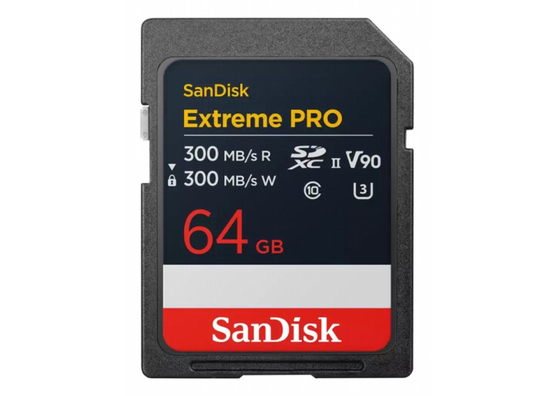 SanDisk Extreme PRO 64 GB SDXC UHS-II Klasse 10 SanDisk Extreme PRO 64 GB SDXC UHS-II Klasse 10