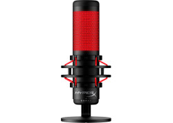 HyperX QuadCast | USB-microfoon | Rode verlichting | Voor pc en console | Zwart/Rood | Open Box