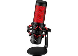 HyperX QuadCast | USB-microfoon | Rode verlichting | Voor pc en console | Zwart/Rood | Open Box