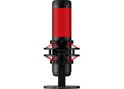 HyperX QuadCast | USB-microfoon | Rode verlichting | Voor pc en console | Zwart/Rood | Open Box