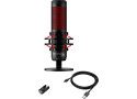 HyperX QuadCast | USB-microfoon | Rode verlichting | Voor pc en console | Zwart/Rood | Open Box
