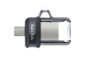 Hama 173385 USB flash drive 64 GB USB Type-A / Micro-USB Zwart, Transparant