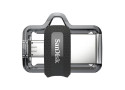 Hama 173385 USB flash drive 64 GB USB Type-A / Micro-USB Zwart, Transparant