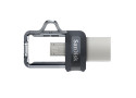Hama 173385 USB flash drive 64 GB USB Type-A / Micro-USB Zwart, Transparant