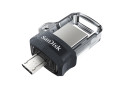 Hama 173385 USB flash drive 64 GB USB Type-A / Micro-USB Zwart, Transparant
