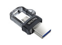 Hama 173385 USB flash drive 64 GB USB Type-A / Micro-USB Zwart, Transparant