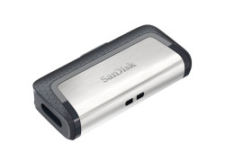 SanDisk Ultra Dual Drive USB Type-C USB flash drive 64 GB USB Type-A / USB Type-C 3.2 Gen 1 (3.1 Gen 1) Zwart, Zilver