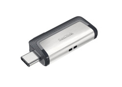 SanDisk Ultra Dual Drive USB Type-C USB flash drive 128 GB USB Type-A / USB Type-C 3.2 Gen 1 (3.1 Gen 1) Zwart, Zilver