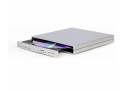 Gembird DVD‑USB‑02‑SV | Externe USB CD/DVD Brander en Speler | Zilver | USB 2.0 | Compact Plug & Play Design