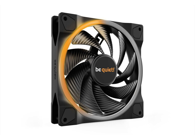 be quiet! Light Wings 140mm PWM High-Speed | Behuizingsventilator 14 cm | Zwart | 1 Stuk