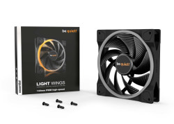 be quiet! Light Wings 140mm PWM High-Speed | Behuizingsventilator 14 cm | Zwart | 1 Stuk
