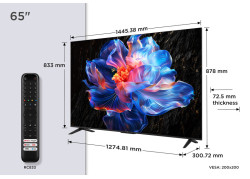 TCL 65V6C | 65&#039;&#039; Ultra HD 4K | LED Smart TV | Wifi | Google TV | Dolby Vision | 60Hz (2025)