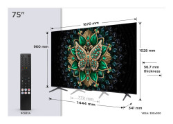 TCL 75C6K | 75&#039;&#039; Ultra HD 4K | QD-MiniLED Smart TV | Wifi | Dolby Vision | HDR10+ | 120Hz (2025)