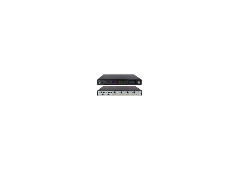 Adder AdderView Secure 4-port DVI-D HD/60 MultiViewer Switch 4 poorts