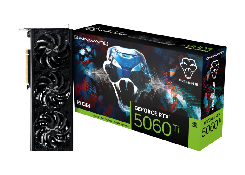 5060Ti Gainward RTX Python III 8GB/3xDP/HDMI