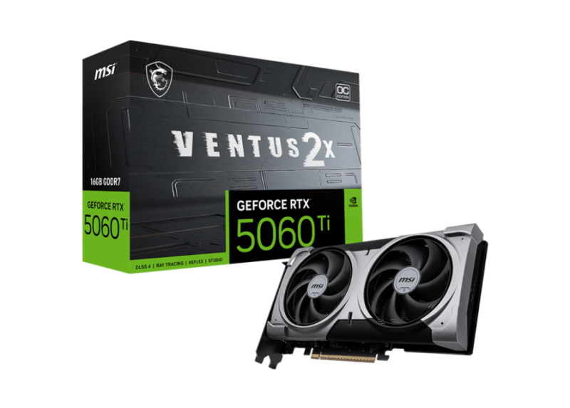 5060Ti MSI RTX VENTUS 2X OC Plus 16GB/3xDP/HDMI