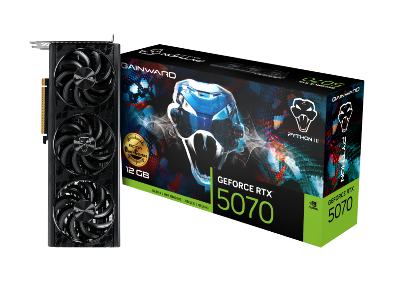 5070 Gainward RTX Python III OC 12GB/3xDP/HDMI