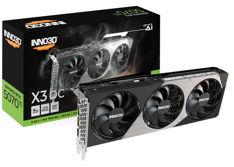 5070Ti Inno3D RTX X3 OC 16GB/3xDP/HDMI