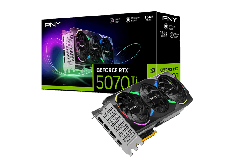 5070Ti PNY RTX ARGB EPIC-X RGB OC 16GB/3xDP/HDMI