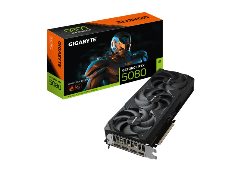 5080 Gigabyte RTX WINDFORCE OC SFF 16GB/3xDP/HDMI