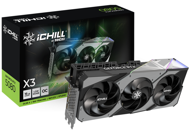 5080 Inno3D RTX iCHILL X3 16GB/3xDP/HDMI