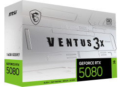 5080 MSI RTX 16G VENTUS 3X OC WHITE 16GB/3xDP/HDMI - wit
