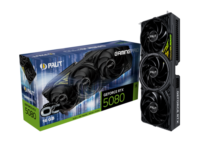 5080 Palit RTX GamingPro OC 16GB/3xDP/HDMI