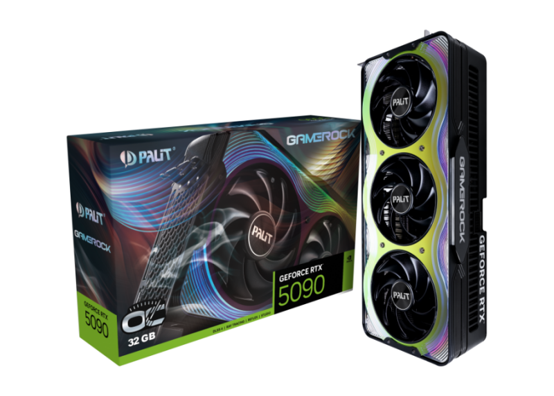 5090 Palit RTX GameRock OC 32GB/3xDP/HDMI