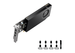 A400 PNY RTX 4GB/4xmDP incl. Adapter 4x mDP->DP