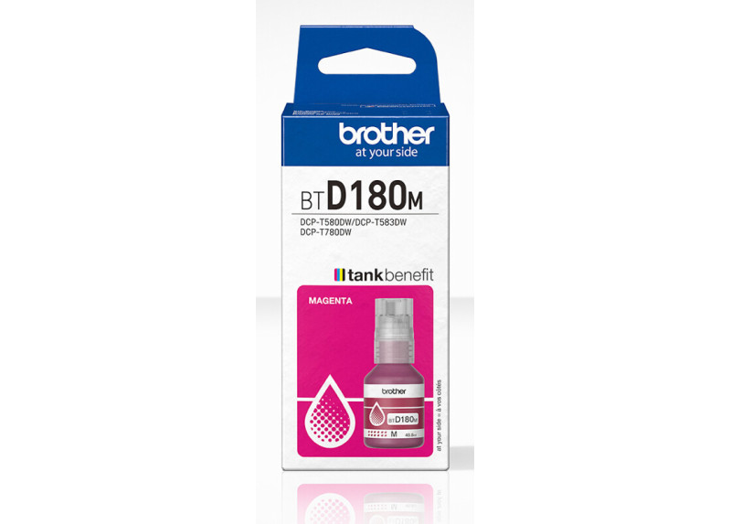 Brother BT-D180C Inktfles Magenta 5.000 pagina's (Origi Brother BT-D180C Inktfles Magenta 5.000 pagina's (Origi