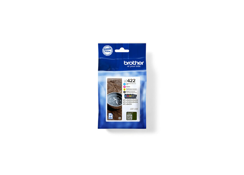 Brother LC-422 Value Pack 4x 550 pagina&#039;s (Origineel)